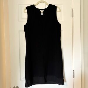 Carmen Marc Valvo Black Shift Dress Size Medium